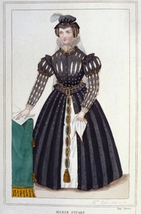 Portrait de Marie Stuart (1542 - 1587) Gravure de 1830 - Unknown artist