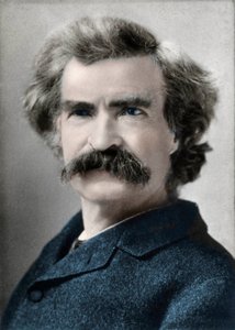 Portrait de Mark Twain (Samuel Langhorne Clemens) (1835-1910) auteur américain - Unknown artist