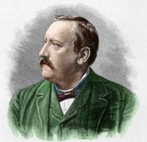 Portrait de Martin Greif (1839-1911) poète allemand - Unknown artist