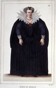 Portrait de Marie de Médicis (1573 - 1642), épouse d