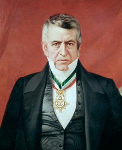 Portrait du président mexicain José Manuel de la Peña y Peña (1789-1850). Peinture anonyme, vers 1847-1848. Musée National d