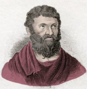 Portrait de Miltiade le Jeune, stratège athénien (gravure du 19e siècle)