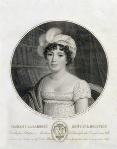 Portrait de Mme de Staël - gravure - Unknown artist
