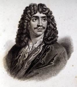 Portrait de Molière, gravure du 19e siècle - Unknown artist