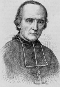 Portrait de Monseigneur Darboy (1813 - 1871), Archevêque de Paris. Gravure de la fin du XIXe siècle dans "Histoire de France" par H. Martin - Unknown artist