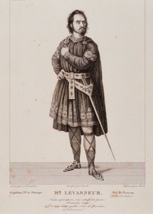 Portrait de Nicolas Prosper Levasseur en Bertram dans l