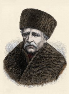 Portrait de Nils Adolf Erik (Eric) Baron Nordenskjold (Nordenskiold) (1832-1901), naturaliste et explorateur suédois. Gravure de la fin du 19ème siècle - Unknown artist