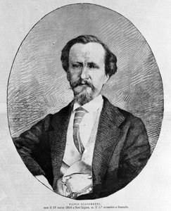Portrait de Paolo Giacometti (1816-1882) écrivain italien - Unknown artist