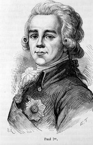 Portrait de Paul Ier Petrovich (1754-1801), Tsar de Russie - Unknown artist