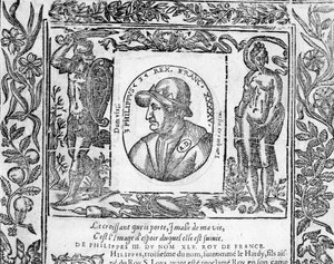 Portrait de Philippe III Le Hardi, roi de France de 1270 à 1285. - Unknown artist