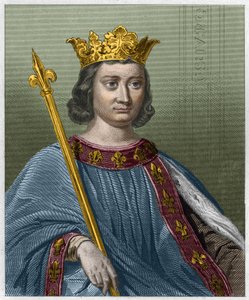 Portrait de Philippe IV dit le Bel, roi de France - dans Histoire des Français par Lavallée, gravure - Unknown artist