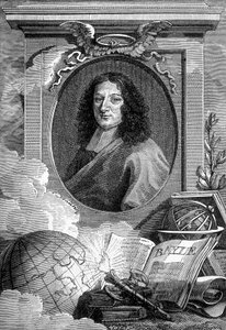 Portrait de Pierre Bayle (1647 - 1706) écrivain et philosophe français
