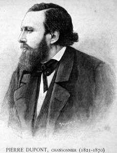 Portrait de Pierre Dupont, chansonnier (1821 - 1870) - dans «Les Contemporains», n.d. fin 19e siècle - Unknown artist