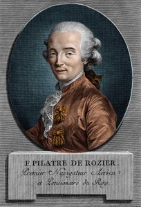 Portrait de Pilâtre de Rozier (1756 - 1785), physicien et aéronaute français (premier voyage en montgolfière) - Unknown artist