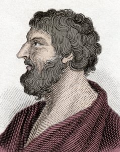 Portrait de Pittacos de Mytilène homme d