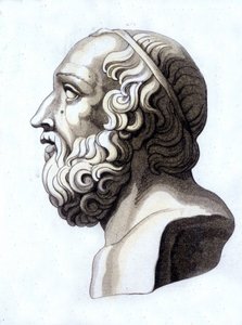 Portrait de Platon (-428; -348). - Unknown artist