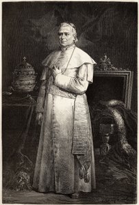 Portrait du Pape Pie IX (Giovanni Maria Mastai Ferretti) - Unknown artist