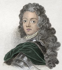 Portrait du prince Eugène de Savoie-Carignan (1663-1736), militaire français. Gravure du 19ème siècle