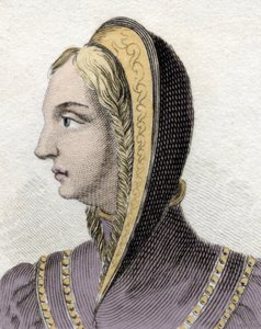 Portrait de la reine Isabelle de Castille (Isabelle 1ère la Catholique) (1451-1504). Gravure du 19ème siècle. - Unknown artist