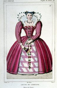 Portrait de la reine Louise de Lorraine (1553 - 1601), épouse d