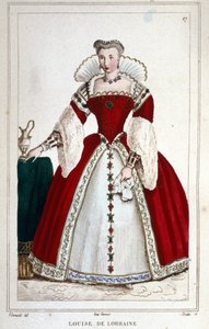 Portrait de la reine Louise de Lorraine (1553 - 1601), épouse d
