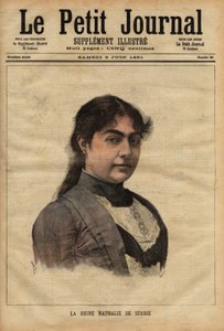 Portrait de la reine Nathalie de Serbie - Unknown artist