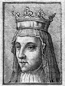 Portrait de Radegonde, reine de France, épouse de Clotaire - Unknown artist