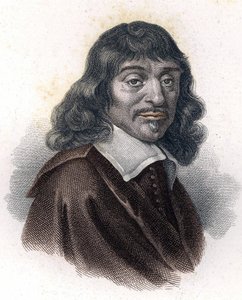 Portrait de René Descartes, gravure du 19e siècle.