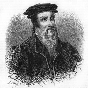 Portrait de Robert I Estienne (1498-1559) humaniste, éditeur et imprimeur. - Unknown artist