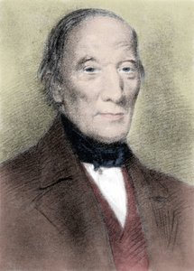 Portrait de Robert Owen (1771-1858), philanthrope et socialiste britannique.