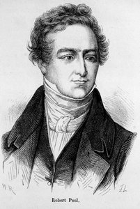 Portrait de Robert Peel, homme politique britannique (1788 - 1850)