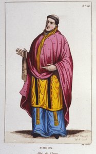 Portrait de Saint Odon de Cluny gravure de 1830 - Unknown artist