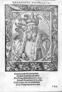 Portrait de Saladin (1138-1193) (Salah al Din Yusuf al-Ayyubi) - Unknown artist