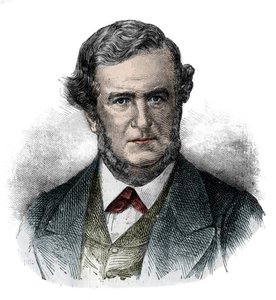 Portrait de Salustiano Olozaga (gravure) - Unknown artist