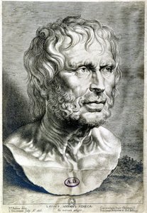 Portrait de Sénèque (Lucius Annaeus Seneca, 4 av. J.-C.-65 apr. J.-C.), philosophe de l