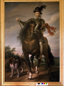 Portrait de Sigismond III Vasa (1566 - 1632) à cheval - Unknown artist