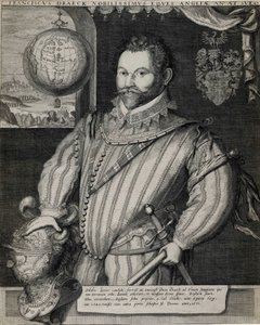 Portrait de Sir Francis Drake (vers 1540-1596), navigateur anglais