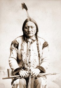 Portrait de Sitting Bull, chef indien, vers 1886
