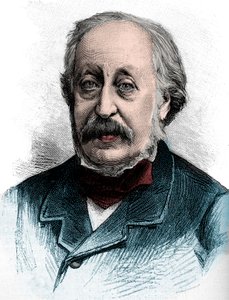 Portrait de Stephen Heller (1813-1888) pianiste, professeur et compositeur hongrois - Gravure de 1888