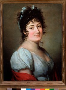 Portrait de Teresa Bertinotti Radicati (1776-1854) chanteuse italienne. Peinture anonyme. 19e siècle. Bologne, musée civique bibliographique - Unknown artist