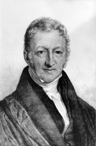 Portrait de Thomas Robert Malthus (1766 - 1834), économiste britannique. - Unknown artist