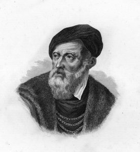 Portrait de Titien (1490-1576), Tiziano Vecellio, peintre vénitien - Unknown artist