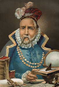 Portrait de Tycho Brahe. Astronome et astrologue danois (aujourd