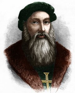 Portrait de Vasco de Gama (1469-1524) navigateur portugais. - Unknown artist