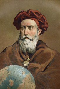 Portrait de Vasco de Gama. navigateur portugais (Sines, Alentejo, c. 1469 à Cochin, Inde)