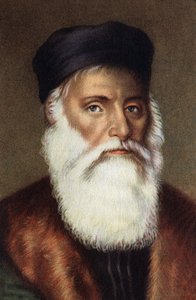 Portrait de Vasco de Gama, navigateur portugais.