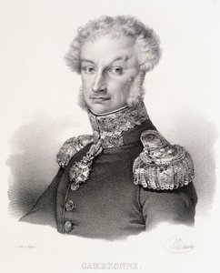 Portrait du vicomte Pierre Jacques Étienne Cambronne, général français (1770-1842). - Unknown artist