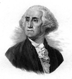 Portrait de Washington - Unknown artist