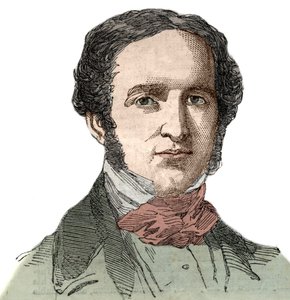 Portrait de William Hickling Prescott (1796-1859), historien américain.
