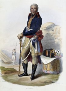 Portrait du général français Jean Victor (Jean-Victor) Moreau (1763-1813) - dans « Le Plutarque français », éd. Mennechet, Paris - Unknown artist
